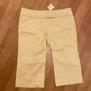 Max Mara Capri tan bottoms size 8